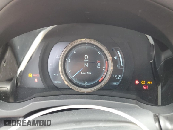 2015 Lexus IS 250 with VIN JTHBF1D21F5067094, listed as a Copart auction lot 53811335 with 115,118 mi miles and Salvage Title. Bid and sale history available at carsss.com. Image 9.