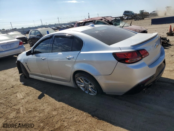 2015 Chevrolet SS with VIN 6G3F15RW9FL125102, listed as a Copart auction lot 70095554 with 87,754 mi miles and Salvage Title. Bid and sale history available at carsss.com. Image 2.
