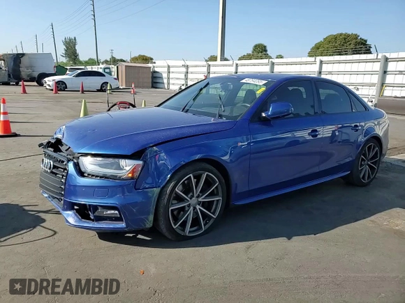 2016 Audi S4 Premium Plus with VIN WAUBGAFL5GA007622, listed as a Copart auction lot 48794095 with 93,256 mi miles and Salvage Title. Bid and sale history available at carsss.com. Image 11.