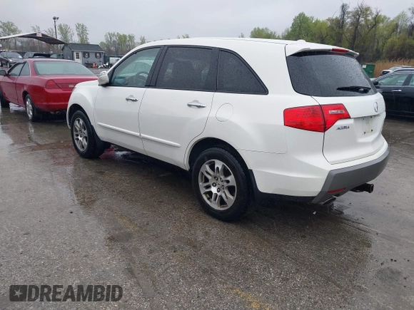 2008 Acura MDX Tech/Pwr Tail Gate with VIN 2HNYD28698H543683, listed as a IAAI auction lot 42025663 with 142,931 mi miles. Bid and sale history available at carsss.com. Image 3.