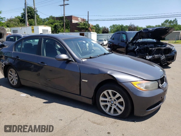 2006 BMW 3 Series 325i with VIN WBAVB13516KX49624, listed as a Copart auction lot 63456804 with 189,764 mi miles and Salvage Title. Bid and sale history available at DreamBid. Image 4.