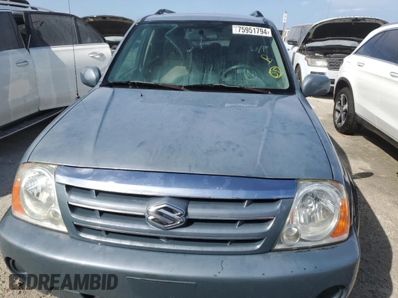 2005 Suzuki XL7 LX with VIN JS3TY92V854104823, listed as a Copart auction lot 75951794 with Not provided miles and Non repairable. Bid and sale history available at DreamBid. Image 5.