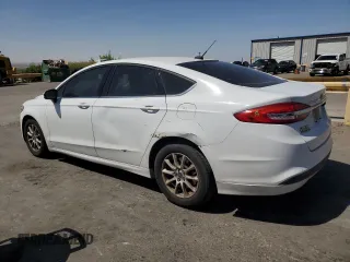 2017 Ford Fusion S with VIN 3FA6P0G76HR231835, listed as a Copart auction lot 52881905 with 105,109 mi miles and Salvage Title. Bid and sale history available at carsss.com. Image 2.