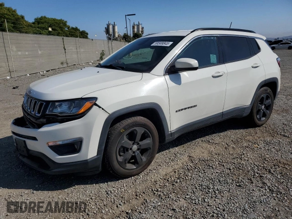 2020 Jeep Compass Latitude с VIN 3C4NJCBB1LT153075, выставлен на аукционе Copart как лот 59588845 с пробегом 77 560 миль миль и Списание • Salvage title. История ставок и продаж доступна на DreamBid. Изображение 1.