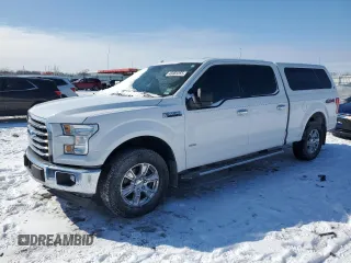 2017 Ford F-150 XL with VIN 1FTFW1EG5HKC90885, listed as a Copart auction lot 45663355 with 206,276 mi miles and Salvage Title. Bid and sale history available at carsss.com. Image 1.
