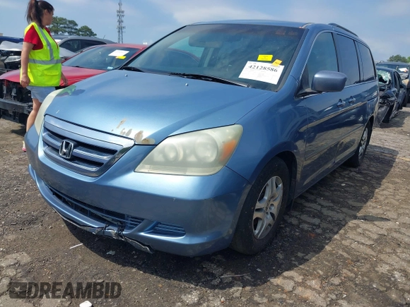 2006 Honda Odyssey EX z VIN 5FNRL38476B120251, wystawiony jako IAAI lot #42128586 z przebiegiem 171 372 mil mil oraz . Historia ofert i sprzedaży dostępna na DreamBid. Obrazek 17.