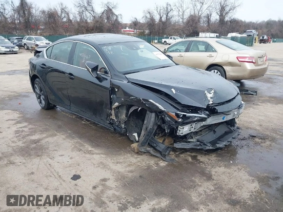 2021 Lexus IS 350 F Sport with VIN JTHGZ1E29M5019271, listed as a IAAI auction lot 41535467 with 57,417 mi miles and . Bid and sale history available at DreamBid. Image 1.