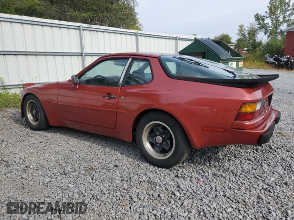1983 Porsche 944 with VIN WP0AA0949DN463075, listed as a Copart auction lot 72231504 with 49,007 mi miles and Salvage Title. Bid and sale history available at DreamBid. Image 2.