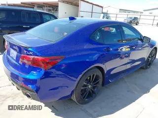 2018 Acura TLX w/A-SPEC Pkg with VIN 19UUB2F67JA003851, listed as a IAAI auction lot 42232320 with 118,072 mi miles and . Bid and sale history available at DreamBid. Image 4.