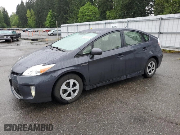 2014 Toyota Prius Four with VIN JTDKN3DU7E1765779, listed as a Copart auction lot 54732735 with 86,835 mi miles and Salvage Title. Bid and sale history available at carsss.com. Image 1.