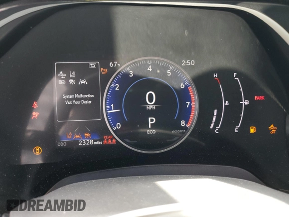 2024 Lexus RX 350 с VIN 2T2BAMBAXRC044511, выставлен на аукционе Copart как лот 47602595 с пробегом 2 328 миль миль и Списание • Salvage title. История ставок и продаж доступна на DreamBid. Изображение 9.