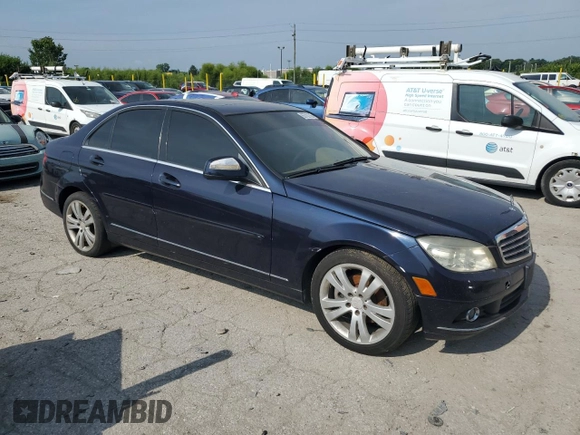 2008 Mercedes-Benz C 300 Sport with VIN WDDGF81X38F125001, listed as a Copart auction lot 65782735 with 212,708 mi miles and Clean title. Bid and sale history available at DreamBid. Image 4.