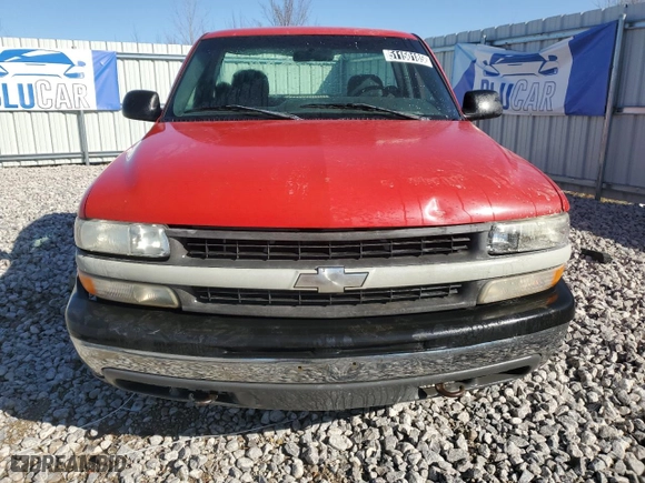 2001 Chevrolet Silverado 1500 with VIN 1GCEK14T51E131942, listed as a Copart auction lot 51150185 with 150,022 mi miles and Clean Title. Bid and sale history available at carsss.com. Image 5.