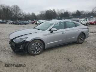 2023 Hyundai Sonata Hybrid SEL with VIN KMHL34JJ0PA061660, listed as a Copart auction lot 42552885 with 63,832 mi miles and Salvage Title. Bid and sale history available at carsss.com. Image 1.