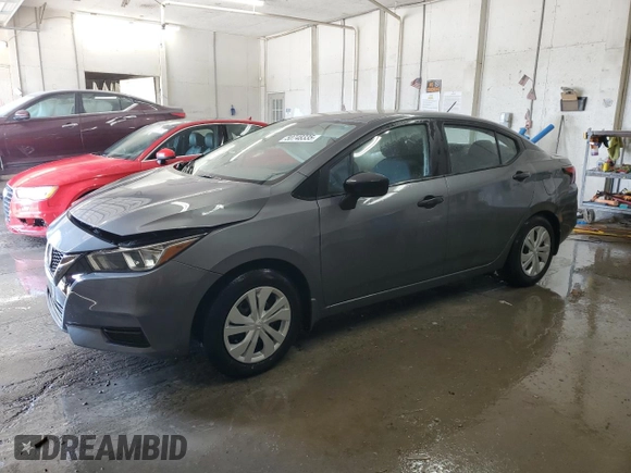 2020 Nissan Versa S with VIN 3N1CN8DVXLL903110, listed as a Copart auction lot 50748335 with 36,981 mi miles and Salvage Title. Bid and sale history available at carsss.com. Image 1.