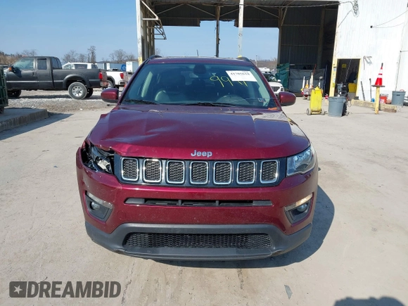 2020 Jeep Compass Latitude with VIN 3C4NJCBB1LT169941, listed as a IAAI auction lot 41785618 with 200,963 mi miles and . Bid and sale history available at DreamBid. Image 12.