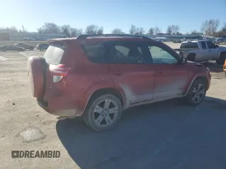 2010 Toyota RAV4 Sport with VIN 2T3RF4DV6AW075575, listed as a Copart auction lot 47207305 with 60,706 mi miles and Salvage title. Bid and sale history available at DreamBid. Image 3.