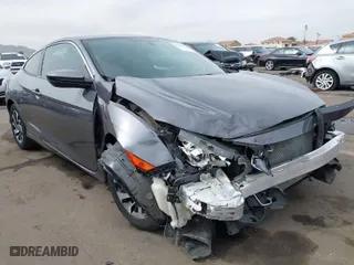 2017 Honda Civic Coupe LX with VIN 2HGFC4B53HH311772, listed as a IAAI auction lot 41896112 with 53,831 mi miles. Bid and sale history available at carsss.com. Image 6.