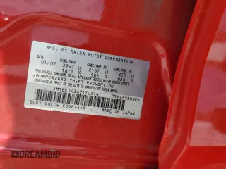 2007 Mazda 3 S Touring z VIN JM1BK343671705141, wystawiony jako Copart lot #53236265 z przebiegiem 122 227 mil mil oraz Szkoda całkowita • Salvage title. Historia ofert i sprzedaży dostępna na DreamBid. Obrazek 12.