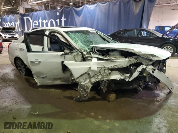 2017 Cadillac CTS Luxury AWD with VIN 1G6AX5SS7H0174142, listed as a Copart auction lot 47094795 with Not Provided miles and Salvage Title. Bid and sale history available at DreamBid. Image 4.