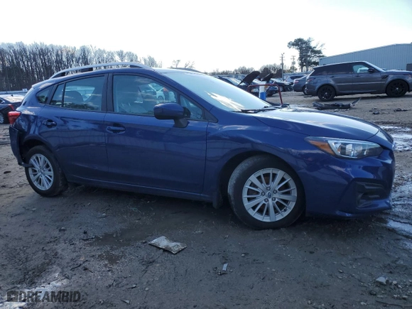 2018 Subaru Impreza Premium with VIN 4S3GTAD63J3735355, listed as a Copart auction lot 44506725 with 78,821 mi miles and Salvage Title. Bid and sale history available at carsss.com. Image 4.