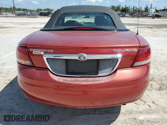 2004 Chrysler Sebring LXi with VIN 1C3EL55R64N281610, listed as a Copart auction lot 55959145 with 87,247 mi miles and Salvage title. Bid and sale history available at DreamBid. Image 6.