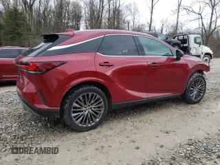 2024 Lexus RX 350h z VIN 2T2BBMCAXRC035738, wystawiony jako Copart lot #52943185 z przebiegiem 23 549 mil mil oraz Szkoda całkowita • Salvage title. Historia ofert i sprzedaży dostępna na DreamBid. Obrazek 3.