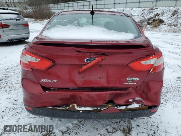 2014 Ford Focus SE with VIN 1FADP3F24EL438121, listed as a Copart auction lot 47755225 with 198,308 mi miles and Salvage Title. Bid and sale history available at carsss.com. Image 6.