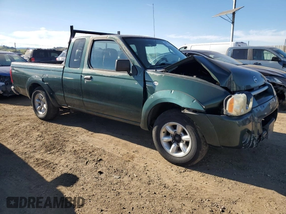 2002 Nissan Frontier XE with VIN 1N6DD26S92C381436, listed as a Copart auction lot 46527595 with 224,696 mi miles and Salvage title. Bid and sale history available at DreamBid. Image 4.