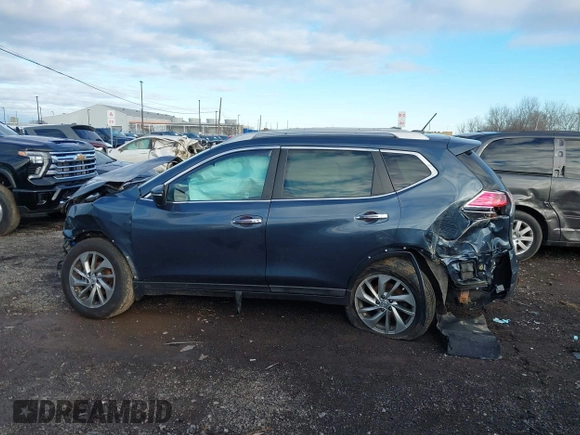 2014 Nissan Rogue SL with VIN 5N1AT2MV1EC849200, listed as a IAAI auction lot 41928886 with 153,467 mi miles. Bid and sale history available at carsss.com. Image 14.