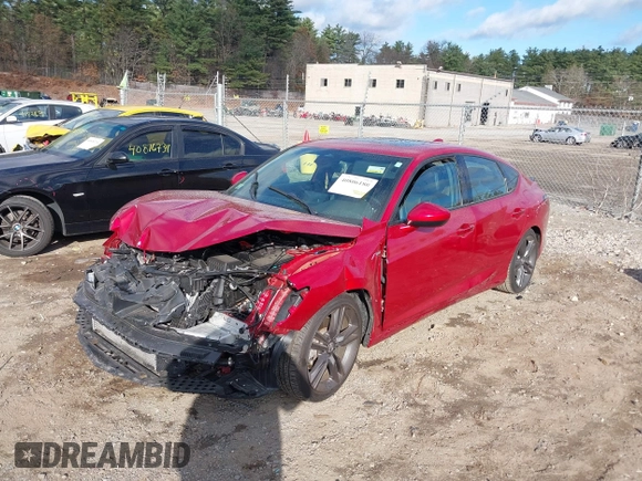 2023 Acura Integra w/A-Spec Package with VIN 19UDE4H36PA025466, listed as a IAAI auction lot 40806180 with 17,526 mi miles and . Bid and sale history available at DreamBid. Image 2.