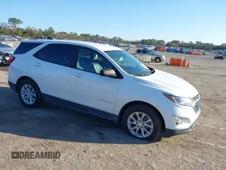 2021 Chevrolet Equinox LS with VIN 3GNAXHEV2MS172667, listed as a IAAI auction lot 41514017 with 93,219 mi miles. Bid and sale history available at carsss.com. Image 1.