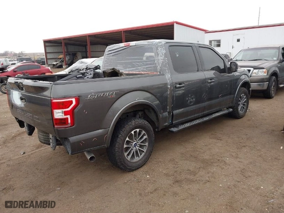 2018 Ford F-150 XL with VIN 1FTEW1EG1JKF75729, listed as a IAAI auction lot 41532591 with 105,714 mi miles. Bid and sale history available at carsss.com. Image 4.