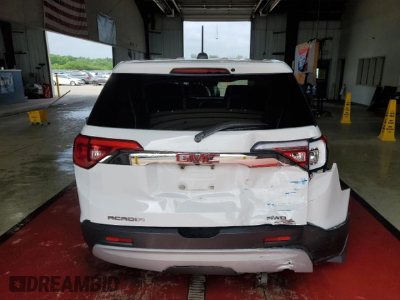 2019 GMC Acadia SLE with VIN 1GKKNRLAXKZ272948, listed as a Copart auction lot 60263105 with 85,380 mi miles and Salvage title. Bid and sale history available at DreamBid. Image 6.
