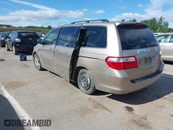 2006 Honda Odyssey EX с VIN 5FNRL38476B073450, выставлен на аукционе IAAI как лот 42726651 с пробегом 214 463 миль миль и . История ставок и продаж доступна на DreamBid. Изображение 3.
