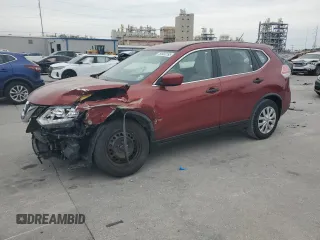 2016 Nissan Rogue S with VIN JN8AT2MT0GW003830, listed as a Copart auction lot 50903195 with 124,360 mi miles and Salvage Title. Bid and sale history available at carsss.com. Image 1.