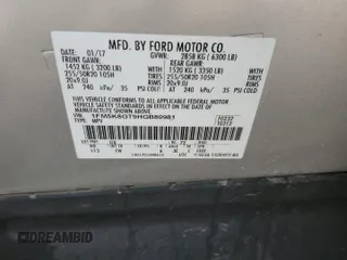 2017 Ford Explorer Sport z VIN 1FM5K8GT9HGB80981, wystawiony jako Copart lot #55249725 z przebiegiem Nie podano mil oraz Szkoda całkowita • Salvage title. Historia ofert i sprzedaży dostępna na DreamBid. Obrazek 13.