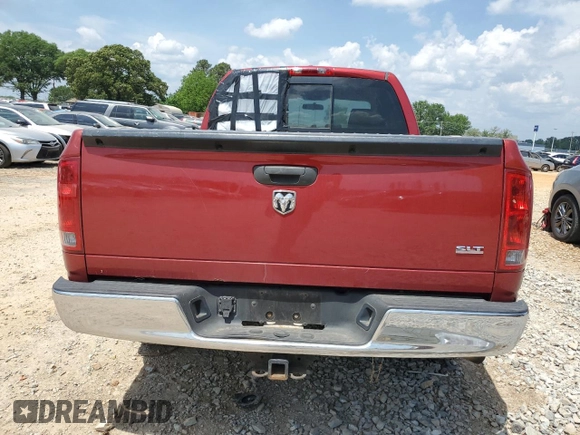 2006 Dodge 1500 SLT z VIN 1D7HA18N36S680632, wystawiony jako Copart lot #55316835 z przebiegiem 176 069 mil mil oraz Szkoda całkowita • Salvage title. Historia ofert i sprzedaży dostępna na DreamBid. Obrazek 6.