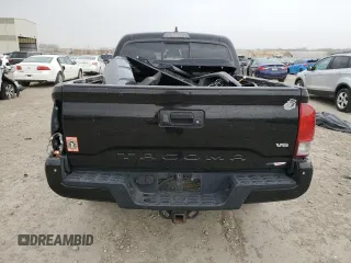 2016 Toyota Tacoma SR with VIN 3TMCZ5AN3GM038162, listed as a Copart auction lot 49446695 with 236,705 mi miles and Salvage Title. Bid and sale history available at carsss.com. Image 6.