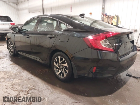 2017 Honda Civic Sedan EX with VIN 2HGFC2F75HH506109, listed as a IAAI auction lot 41502892 with 138,360 mi miles. Bid and sale history available at carsss.com. Image 3.