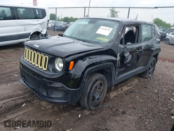 2017 Jeep Renegade Sport z VIN ZACCJBAB9HPF85169, wystawiony jako IAAI lot #42436578 z przebiegiem Nie podano mil oraz . Historia ofert i sprzedaży dostępna na DreamBid. Obrazek 16.