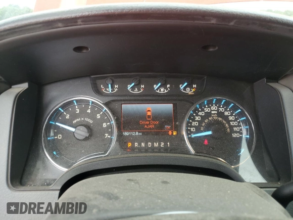 2011 Ford F-150 XL with VIN 1FTFX1ET4BFD21229, listed as a Copart auction lot 57248255 with 189,112 mi miles and Salvage title. Bid and sale history available at DreamBid. Image 9.