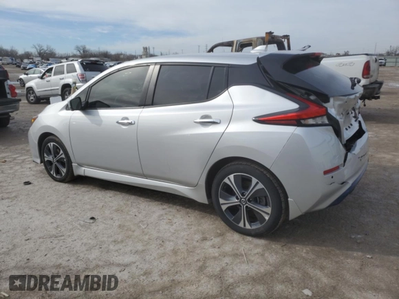 2020 Nissan LEAF SV Plus with VIN 1N4BZ1CP5LC300588, listed as a Copart auction lot 43265445 with 44,510 mi miles and Salvage Title. Bid and sale history available at DreamBid. Image 2.