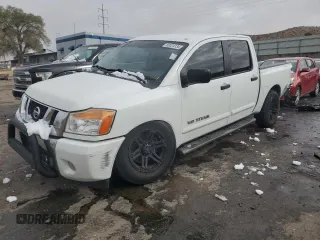 2013 Nissan Titan SV with VIN 1N6BA0EC7DN305798, listed as a Copart auction lot 80024134 with 276,659 mi miles and Salvage title. Bid and sale history available at DreamBid. Image 1.
