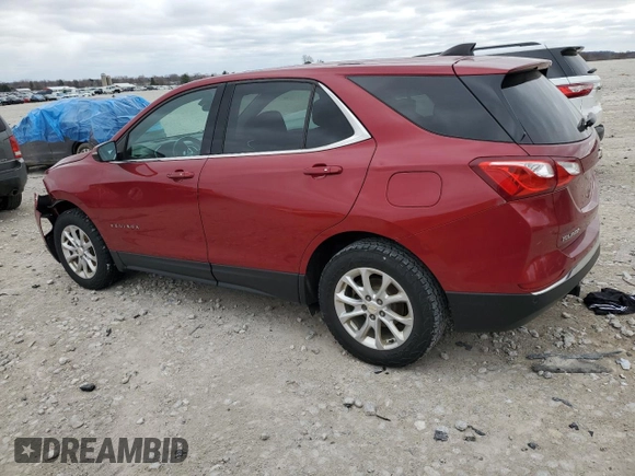 2019 Chevrolet Equinox LT with VIN 3GNAXUEV6KS569000, listed as a Copart auction lot 51582375 with 215,093 mi miles and Salvage Title. Bid and sale history available at carsss.com. Image 2.