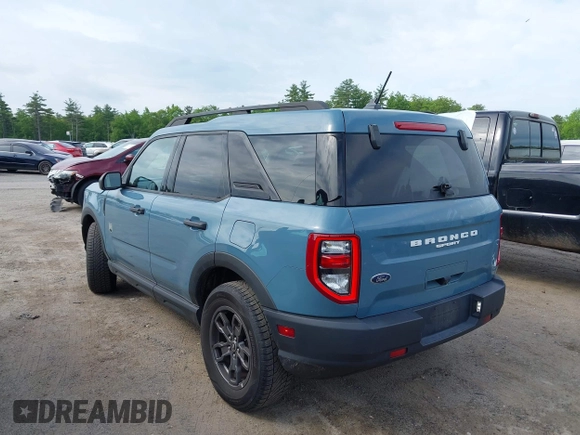2021 Ford Bronco Sport Big Bend with VIN 3FMCR9B68MRA92517, listed as a IAAI auction lot 42380157 with 44,335 mi miles and . Bid and sale history available at DreamBid. Image 3.