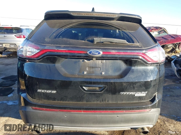 2016 Ford Edge Titanium with VIN 2FMPK3K96GBB12313, listed as a IAAI auction lot 41257855 with 130,329 mi miles. Bid and sale history available at carsss.com. Image 16.
