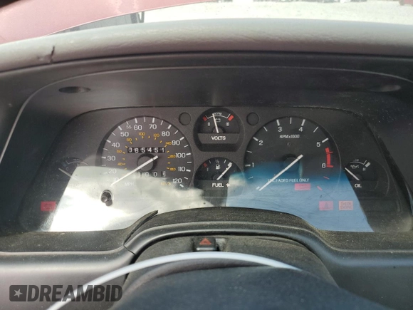 1995 Ford Thunderbird LX with VIN 1FALP6245SH140633, listed as a Copart auction lot 54914685 with 65,451 mi miles and Clean Title. Bid and sale history available at DreamBid. Image 9.