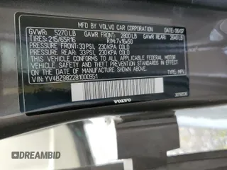 2008 Volvo XC70 z VIN YV4BZ982281000951, wystawiony jako Copart lot #54548705 z przebiegiem 231 653 mil mil oraz Szkoda całkowita • Salvage title. Historia ofert i sprzedaży dostępna na DreamBid. Obrazek 13.