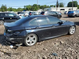 2014 BMW 5 Series 550i xDrive with VIN WBAKP9C57EDZ35111, listed as a Copart auction lot 58365525 with 177,756 mi miles and Salvage title. Bid and sale history available at DreamBid. Image 3.
